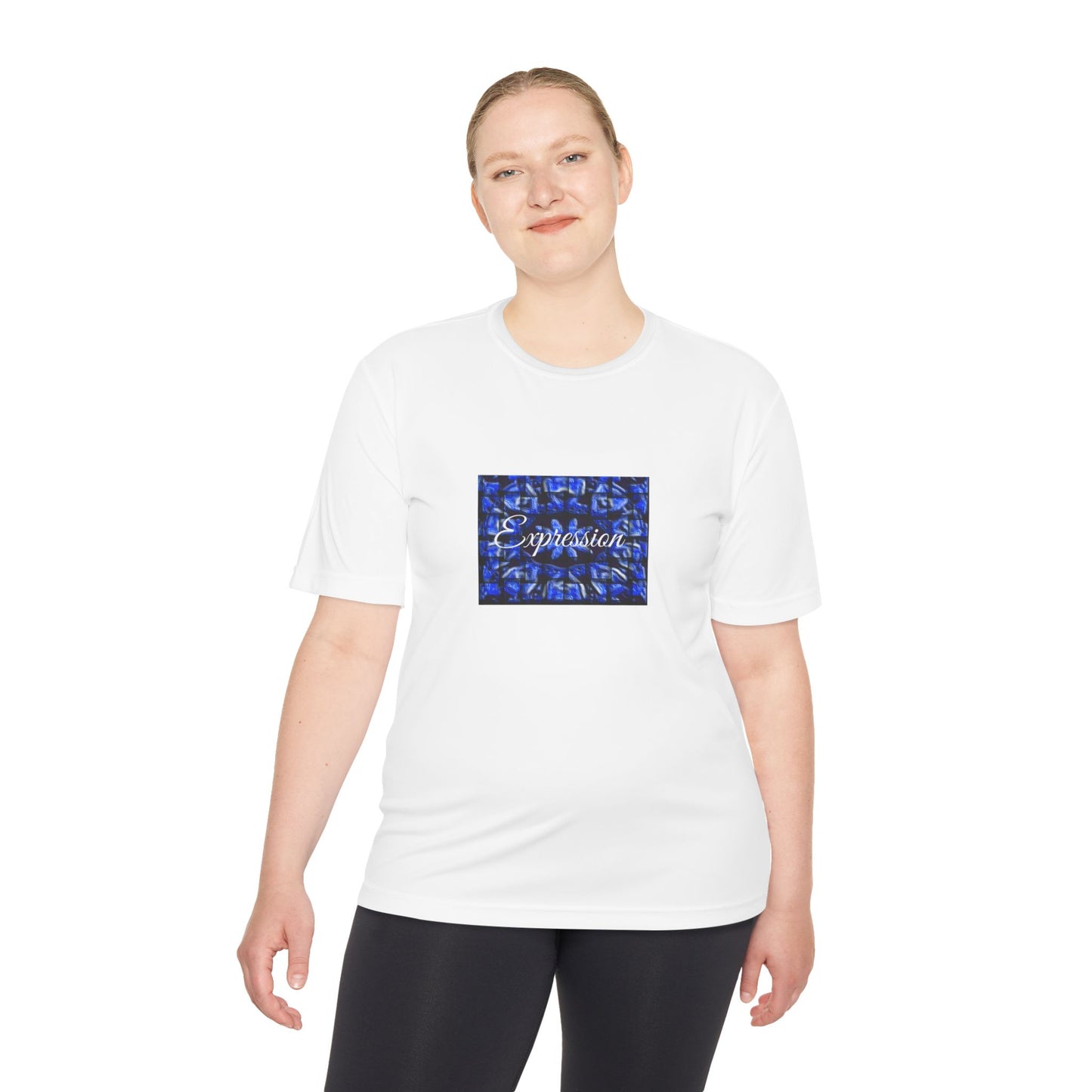 Expression Unisex Moisture Wicking Tee, Lightweight Athletic Shirt, Gym Wear, Casual Summer Top, Gift for Fitness Enthusiasts
