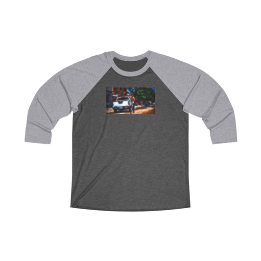 Honduras Vintage VW Bus Road Trip Raglan Tee