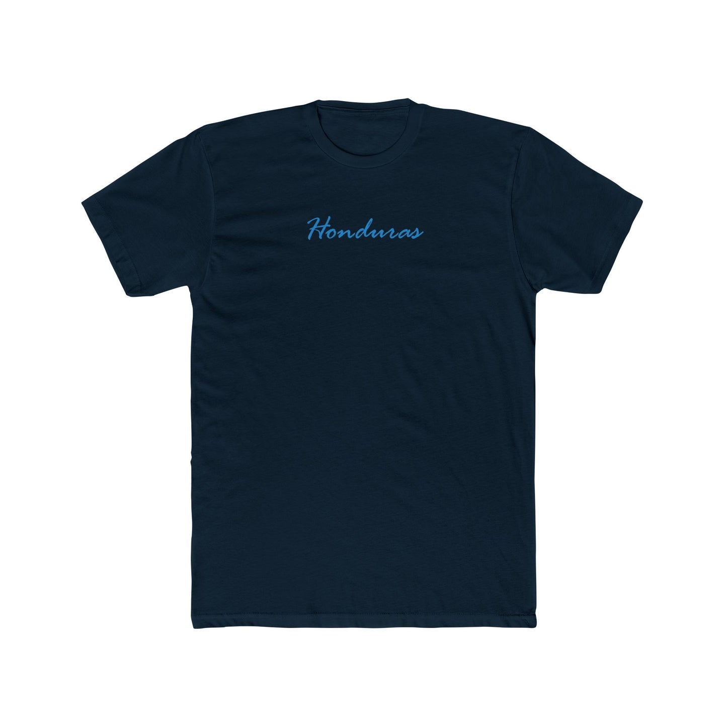 Honduras Blue Script Tee