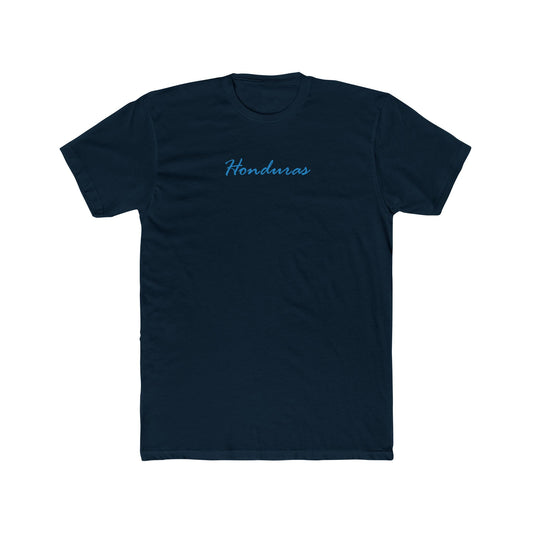 Honduras Blue Script Tee