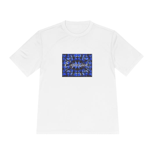 Expression Unisex Moisture Wicking Tee, Lightweight Athletic Shirt, Gym Wear, Casual Summer Top, Gift for Fitness Enthusiasts