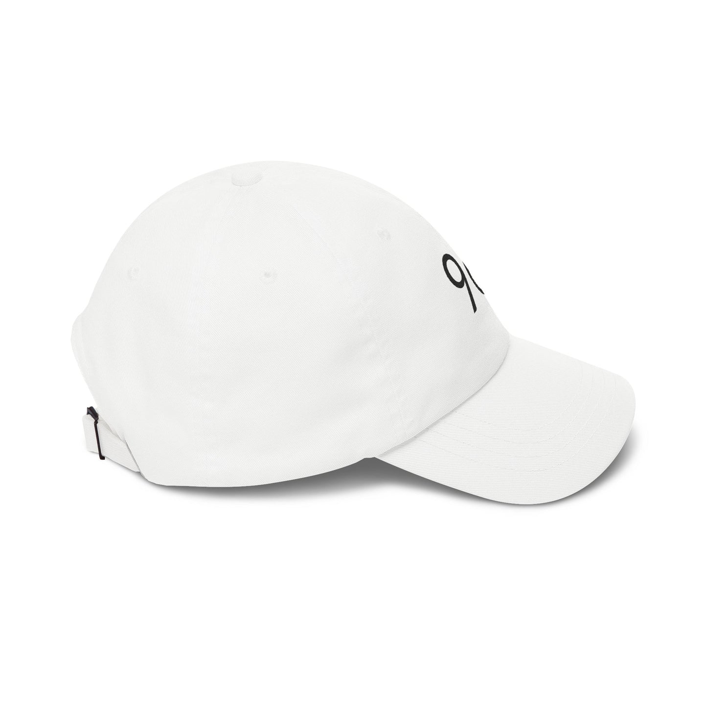 96 Embroidered Classic Dad Cap — Minimal Vintage Number Baseball Hat