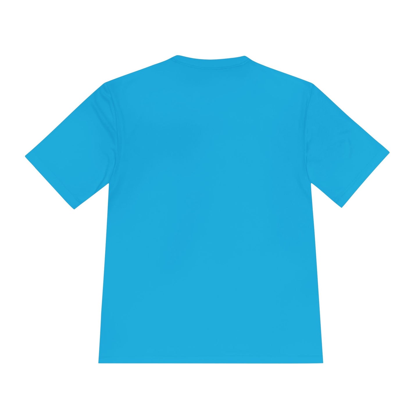 Expression blue turq Unisex Moisture Wicking Tee - Mantleshop