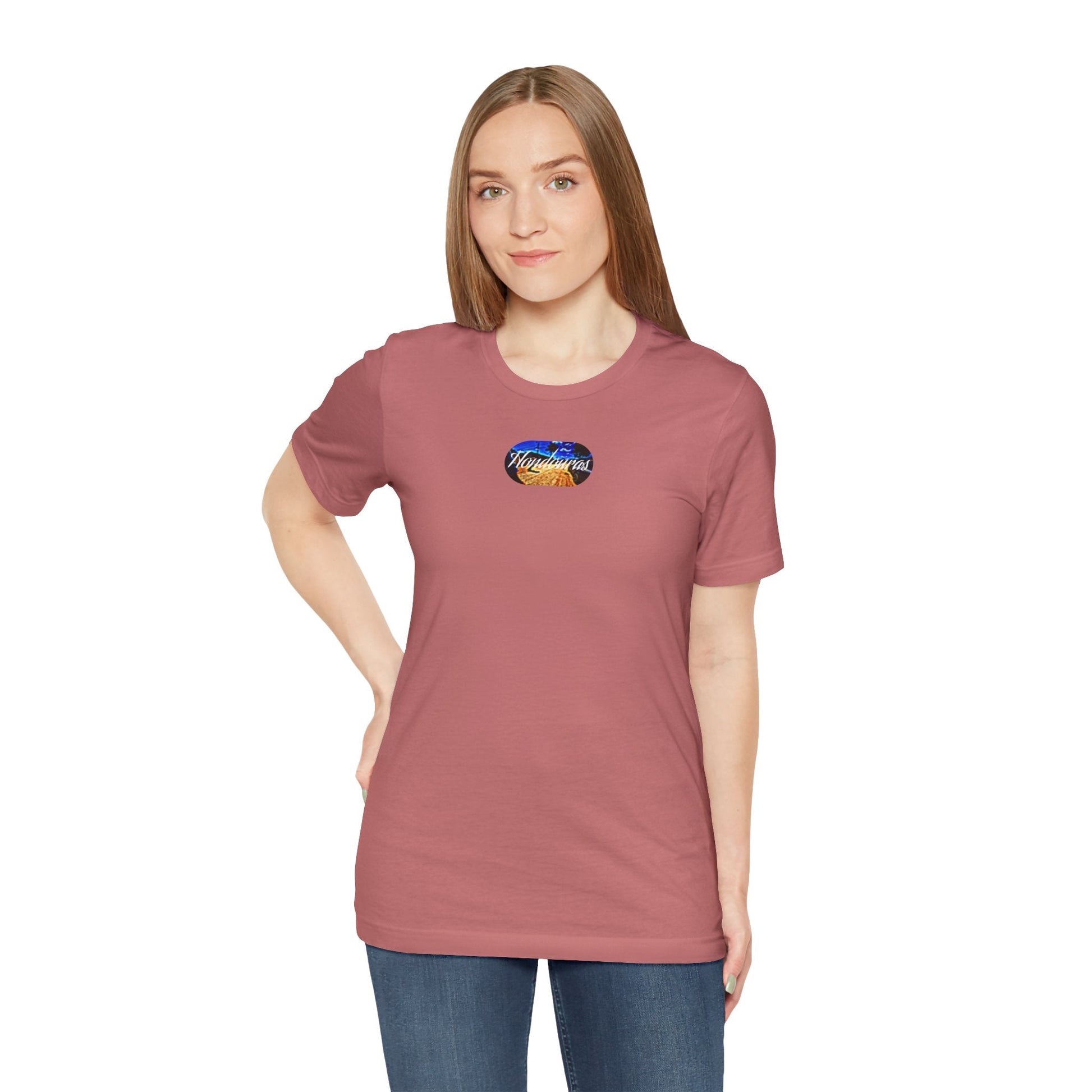 Honduras Oval Art Bella T-Shirt - Mantle x Whitecloak