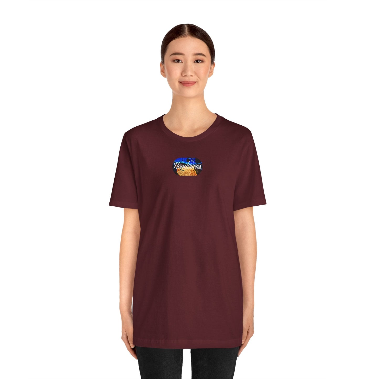 Honduras Oval Art Bella T-Shirt - Mantle x Whitecloak