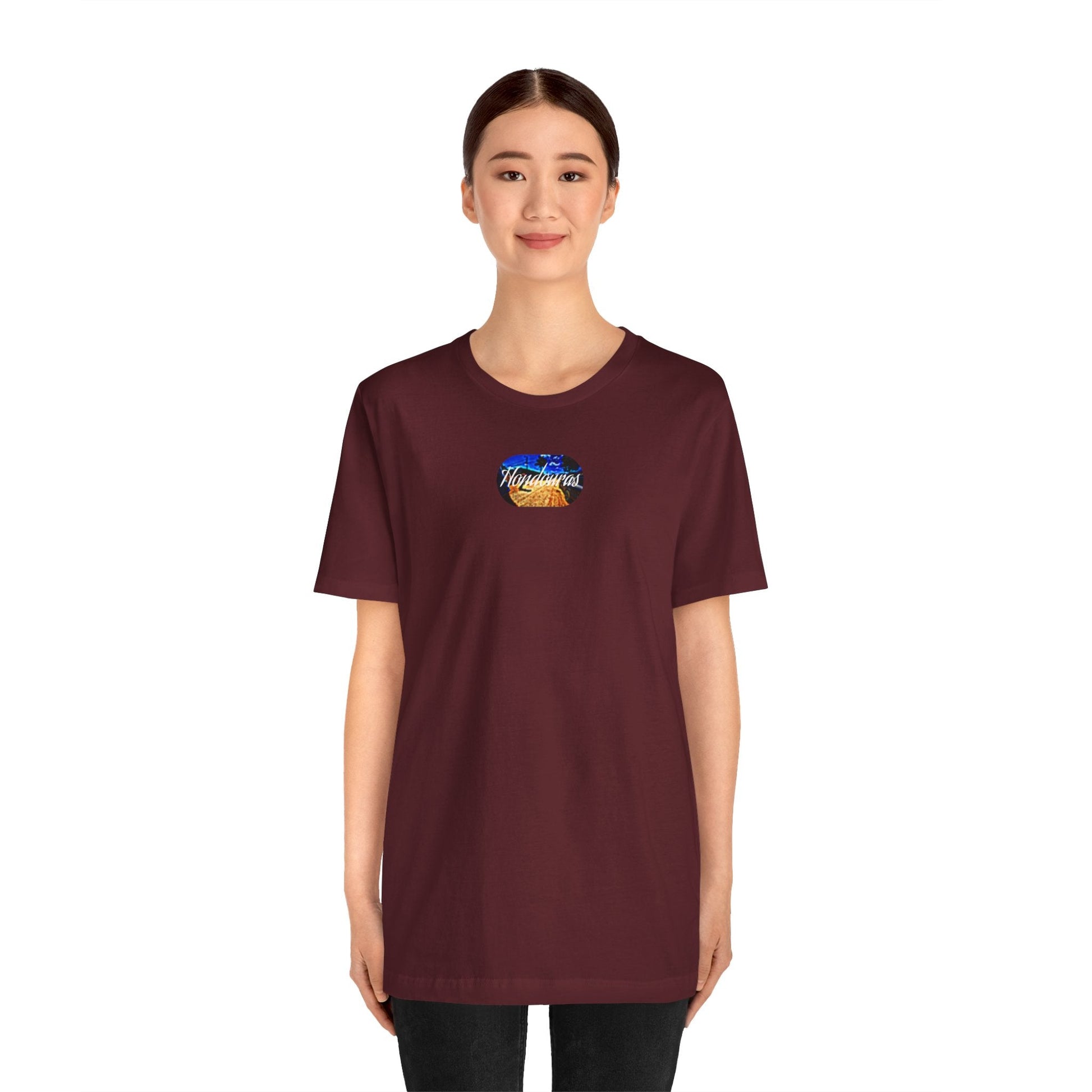 Honduras Oval Art Bella T-Shirt - Mantle x Whitecloak