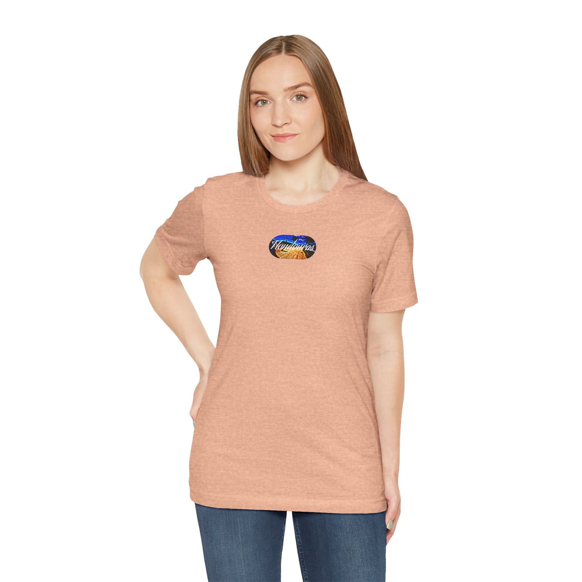 Honduras Oval Art Bella T-Shirt - Mantle x Whitecloak