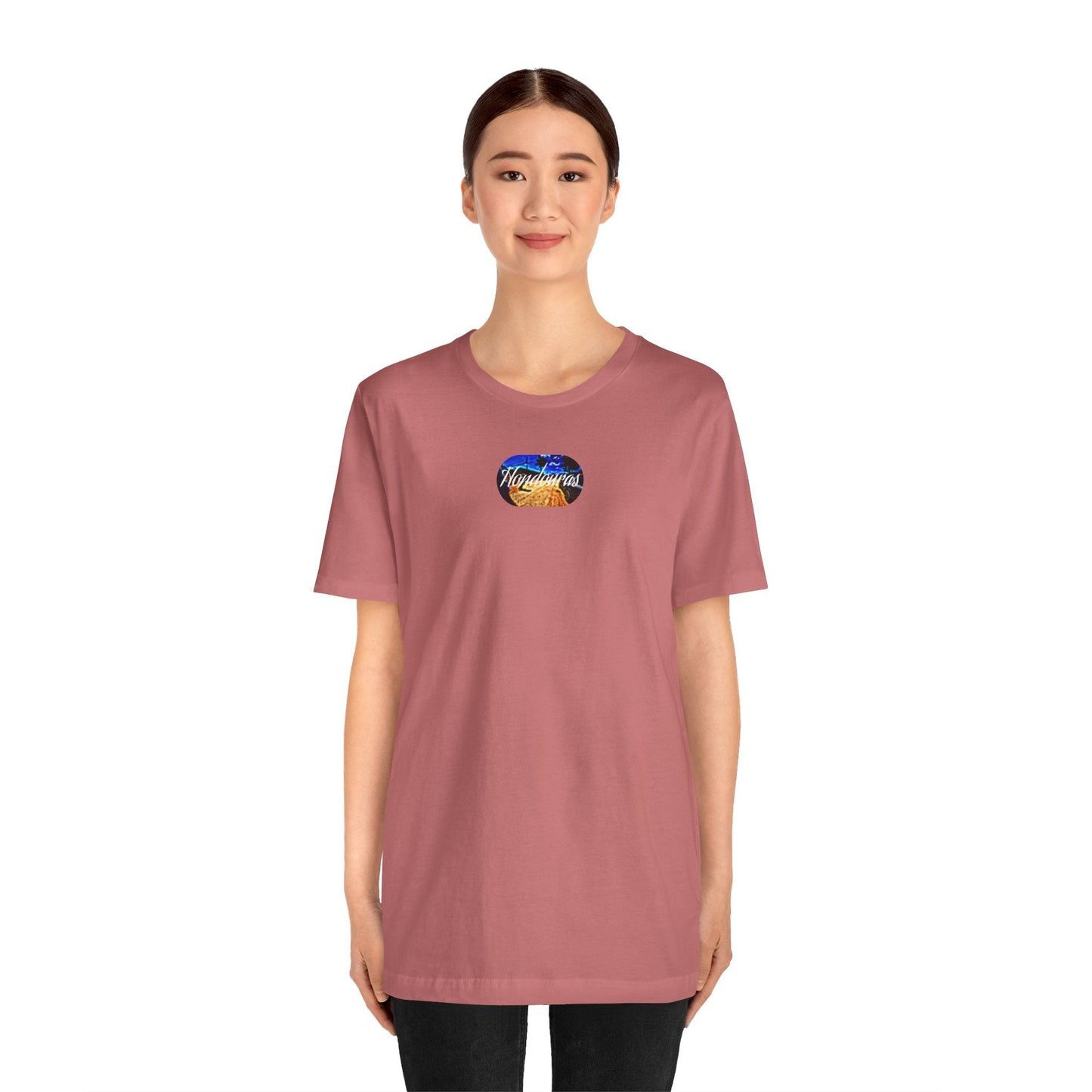 Honduras Oval Art Bella T-Shirt - Mantle x Whitecloak