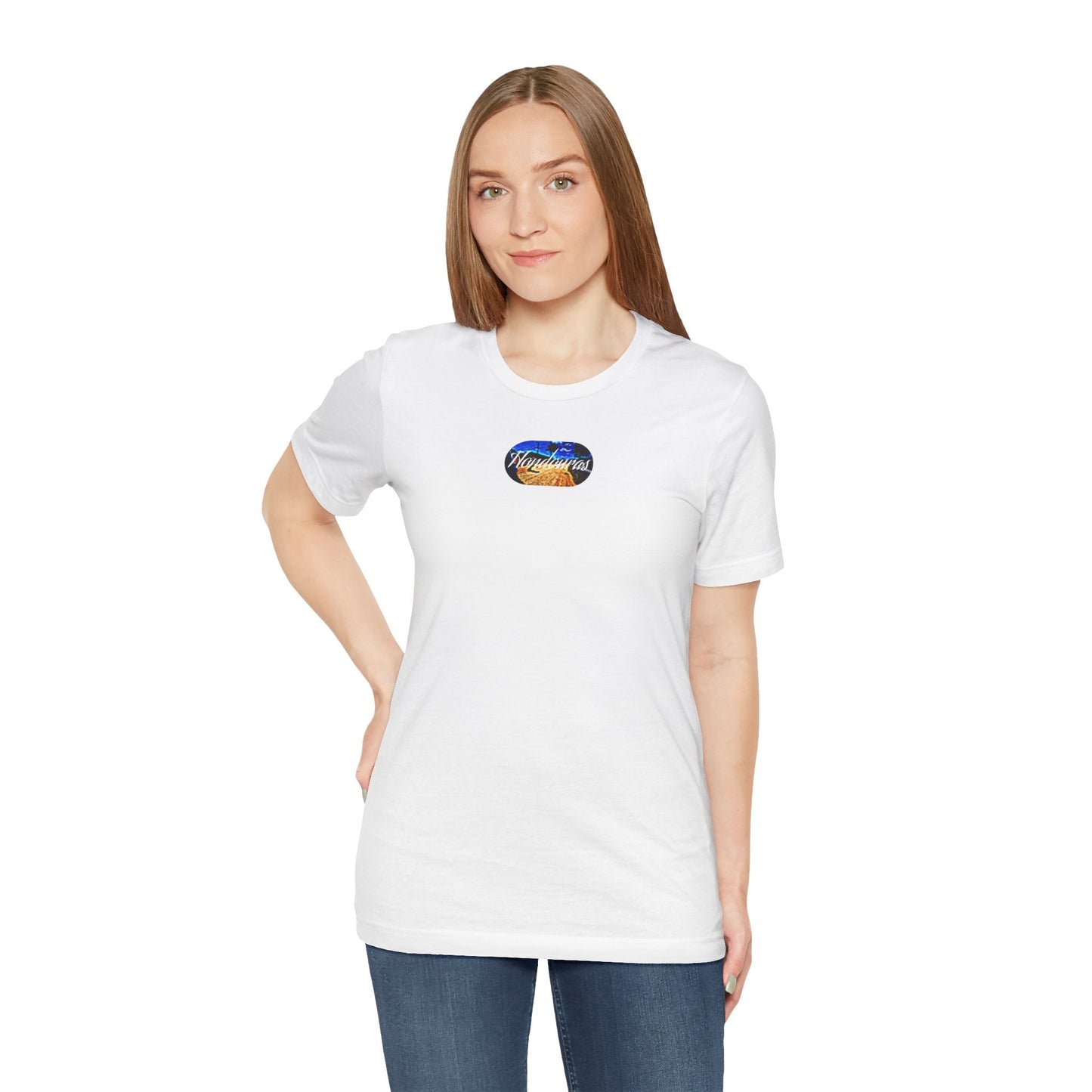 Honduras Oval Art Bella T-Shirt - Mantle x Whitecloak