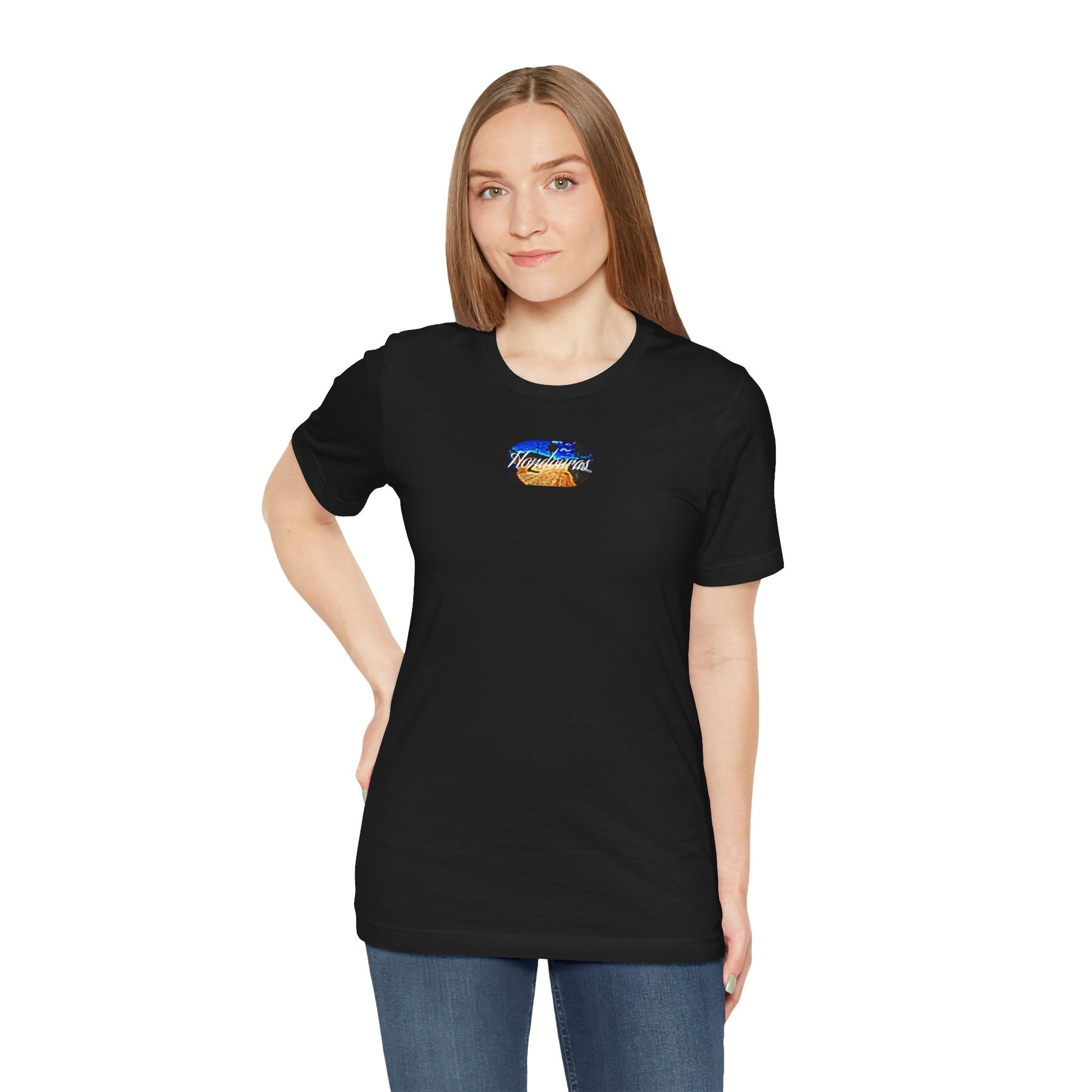 Honduras Oval Art Bella T-Shirt - Mantle x Whitecloak