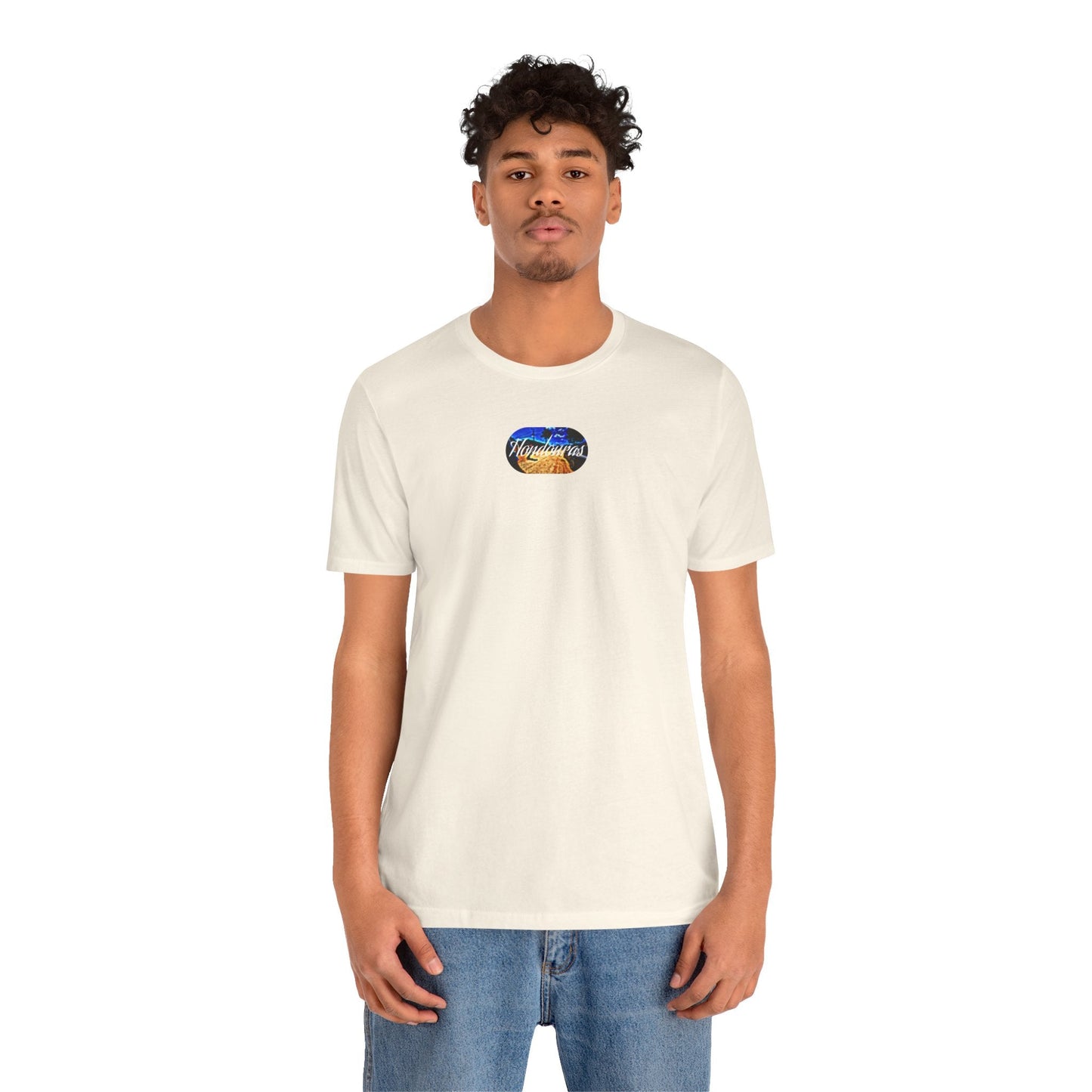 Honduras Oval Art Bella T-Shirt - Mantle x Whitecloak
