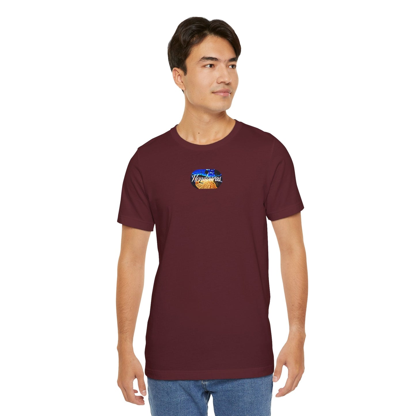 Honduras Oval Art Bella T-Shirt - Mantle x Whitecloak