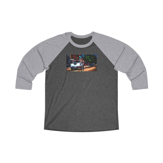 Honduras Vintage VW Bus Road Trip Raglan Tee - Mantleshop