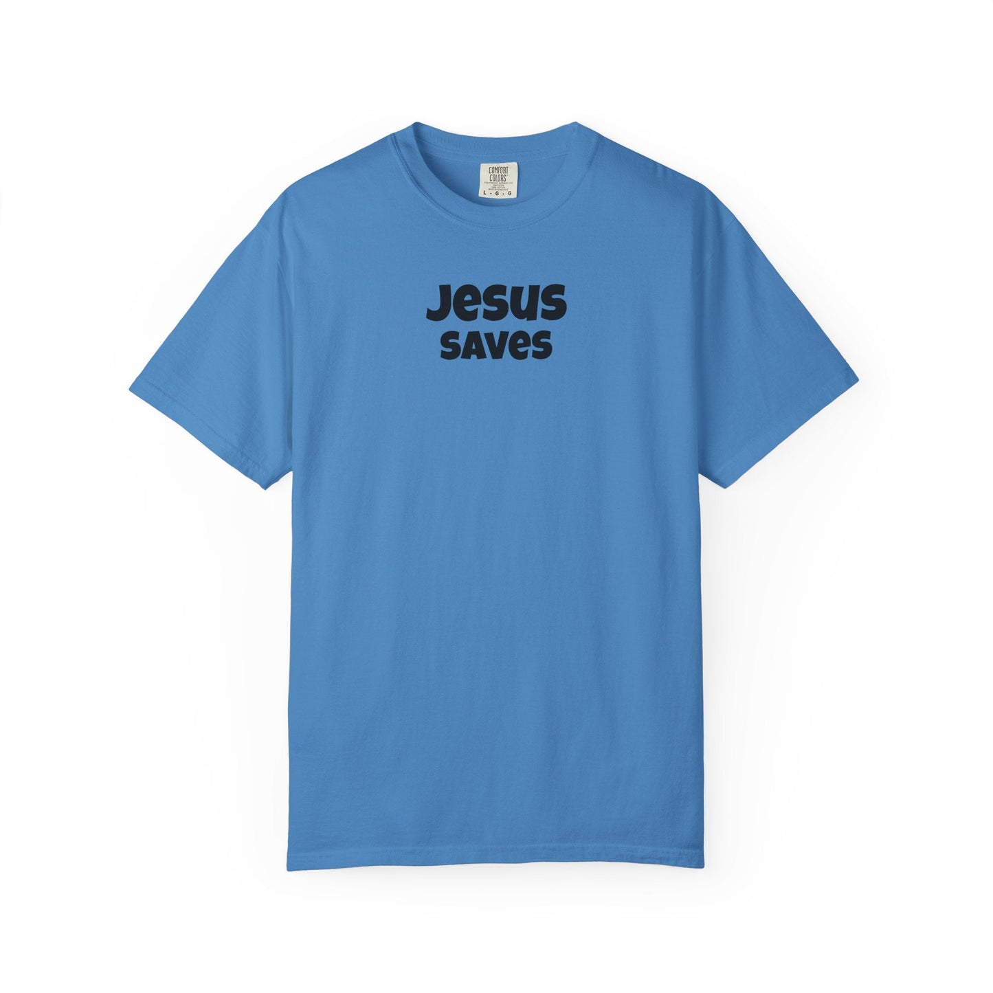 Jesus Saves Minimal Script Tee - Mantle x Whitecloak