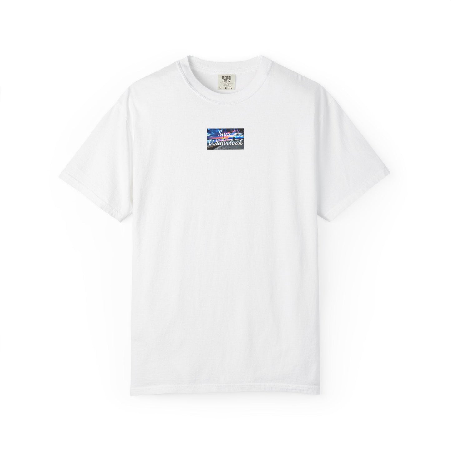 Neon Wave Text T-Shirt - Mantle x Whitecloak
