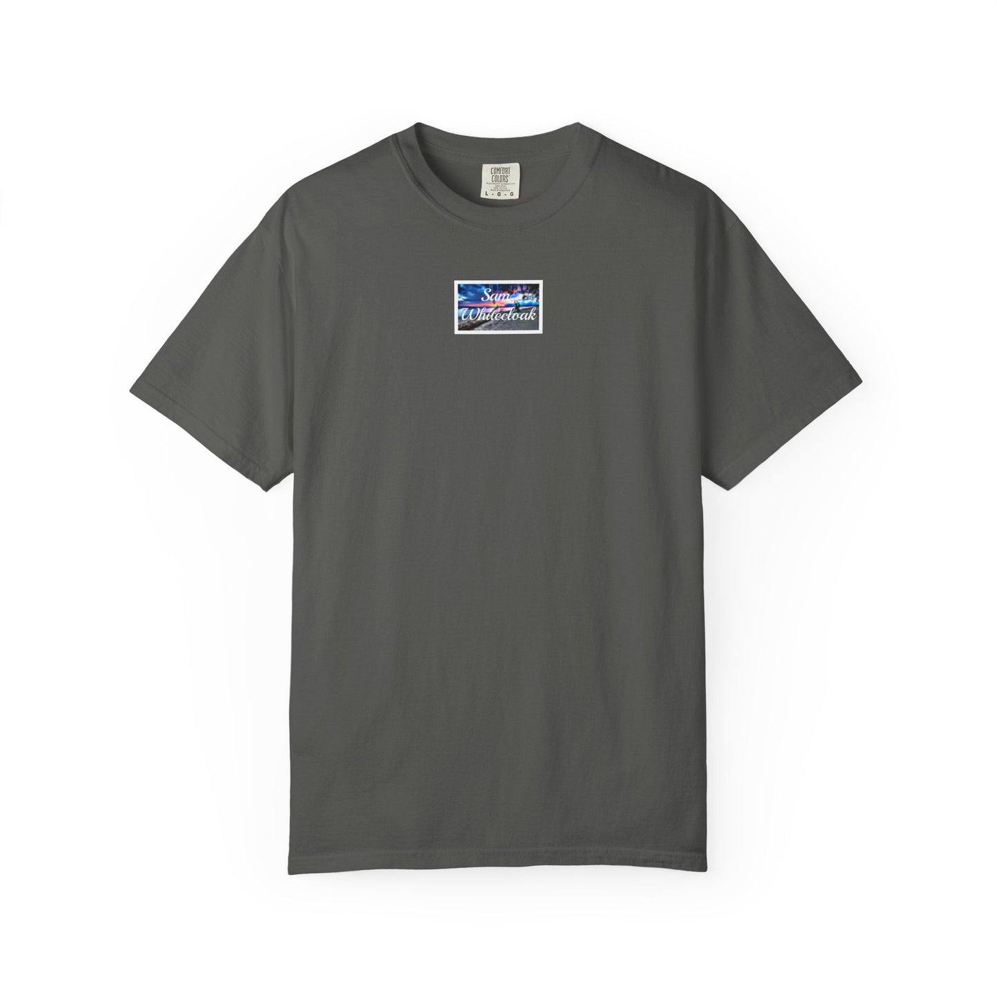 Neon Wave Text T-Shirt - Mantle x Whitecloak
