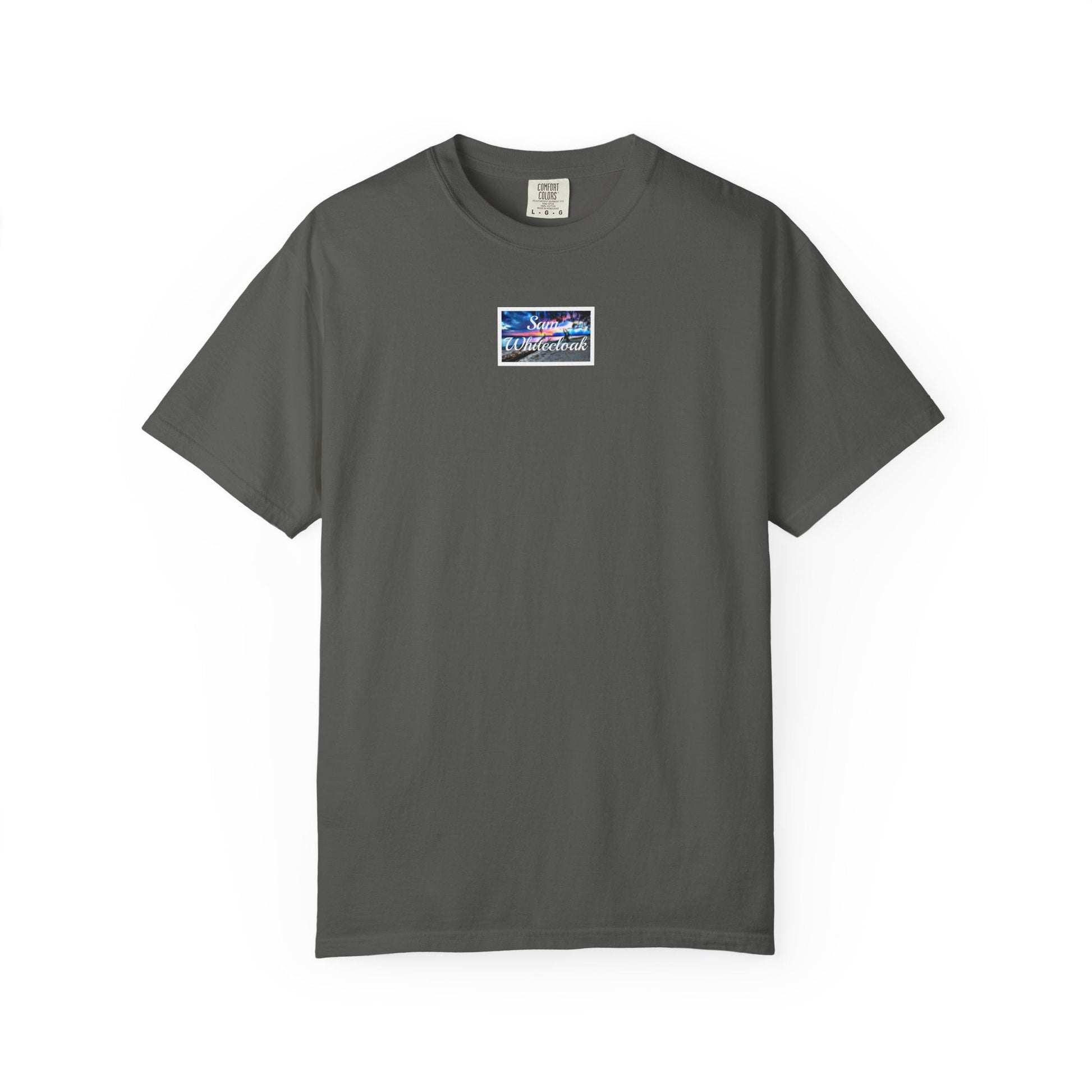 Neon Wave Text T-Shirt - Mantle x Whitecloak