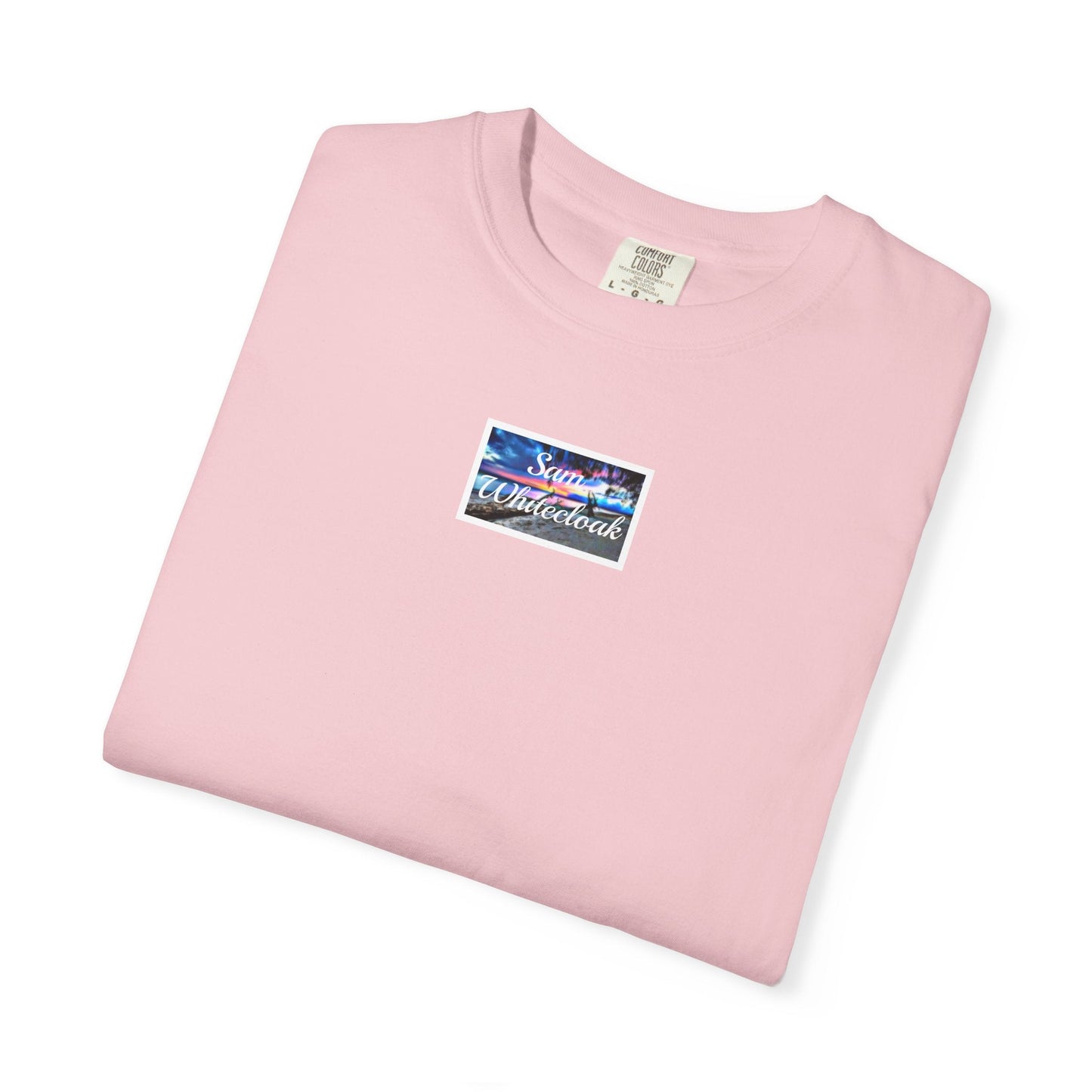 Neon Wave Text T-Shirt - Mantle x Whitecloak