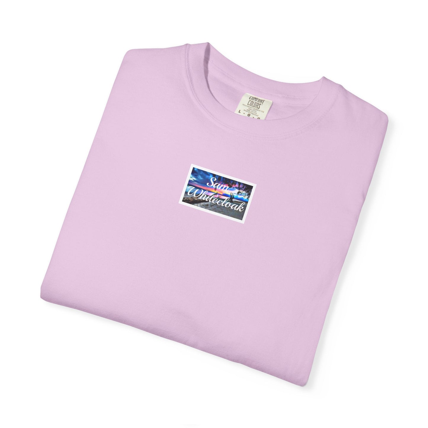 Neon Wave Text T-Shirt - Mantle x Whitecloak