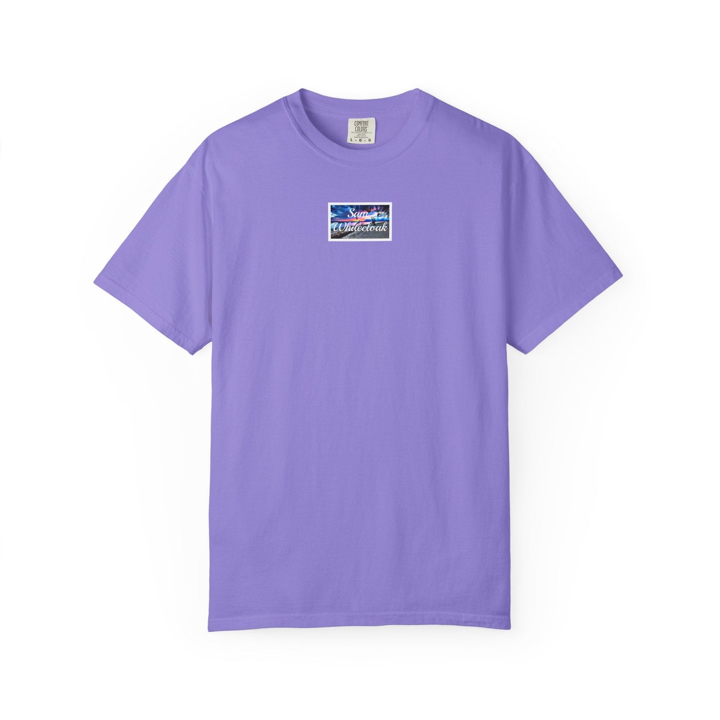 Neon Wave Text T-Shirt - Mantle x Whitecloak