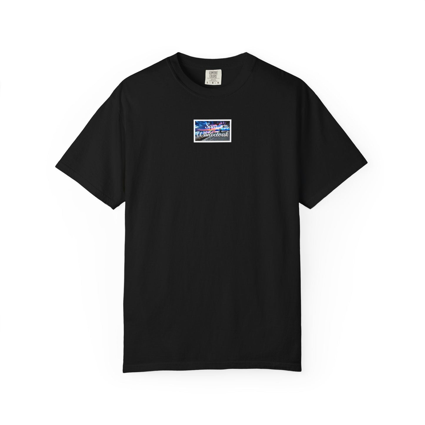 Neon Wave Text T-Shirt - Mantle x Whitecloak