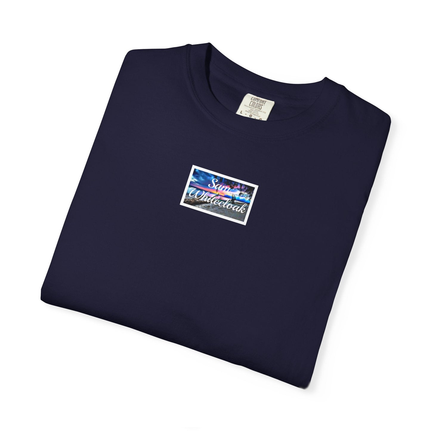 Neon Wave Text T-Shirt - Mantle x Whitecloak