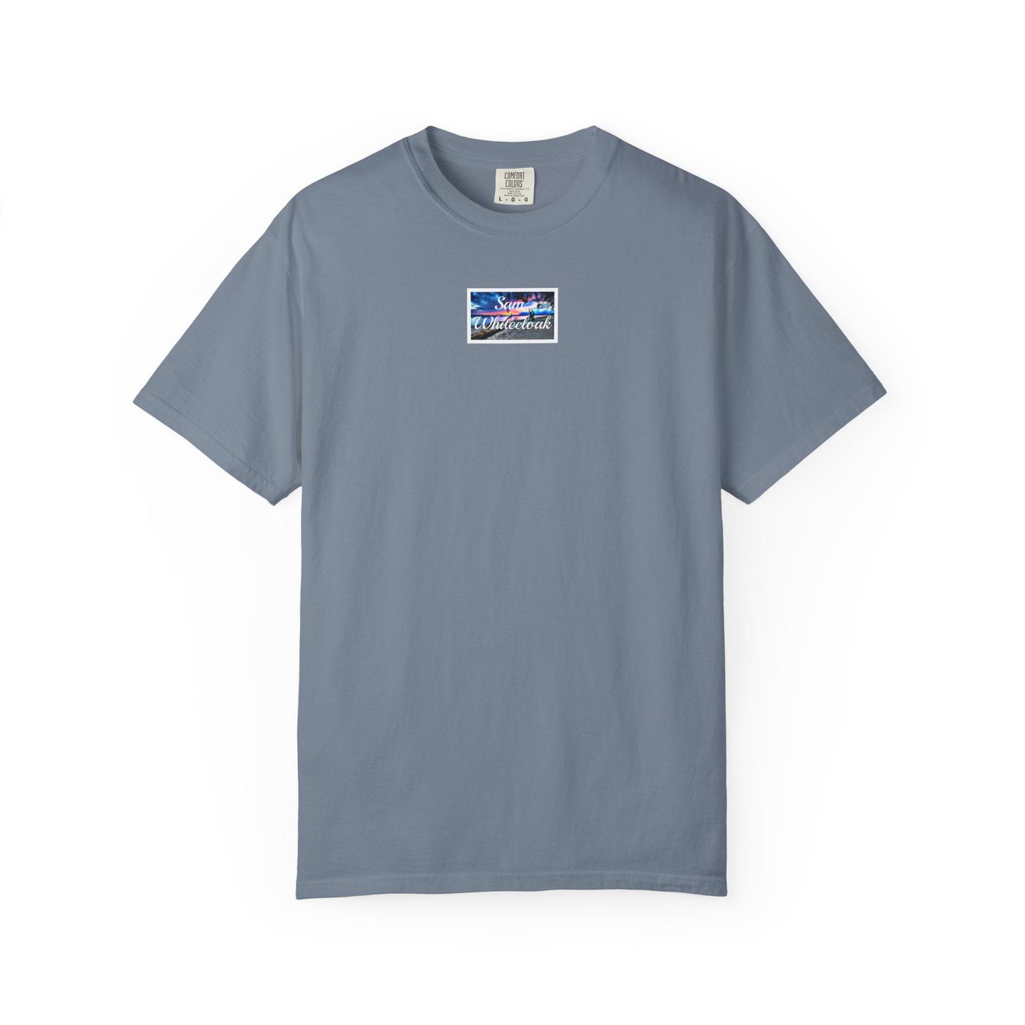 Neon Wave Text T-Shirt - Mantle x Whitecloak