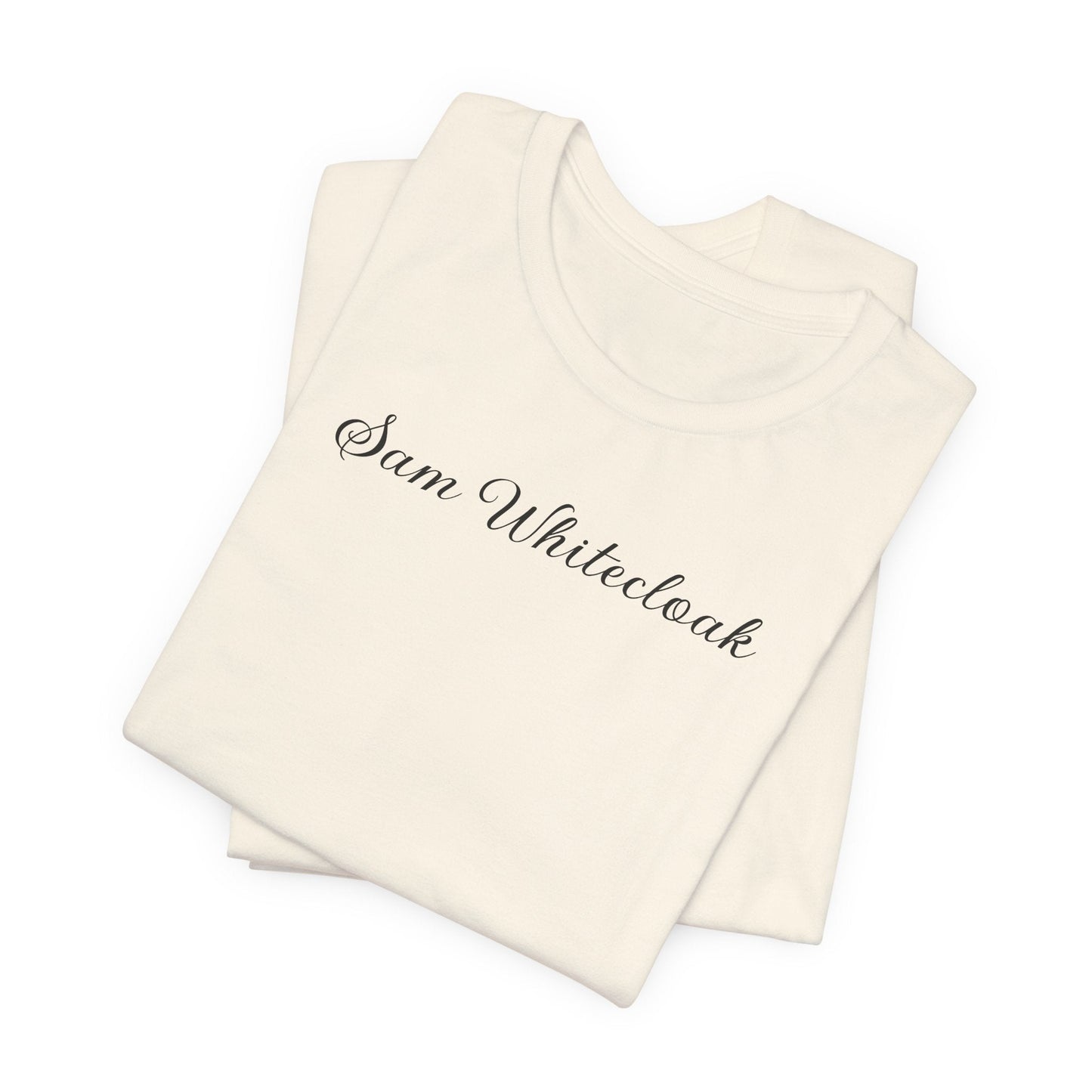 Sam Whitecloak Minimalist Script Tee - Mantle x Whitecloak