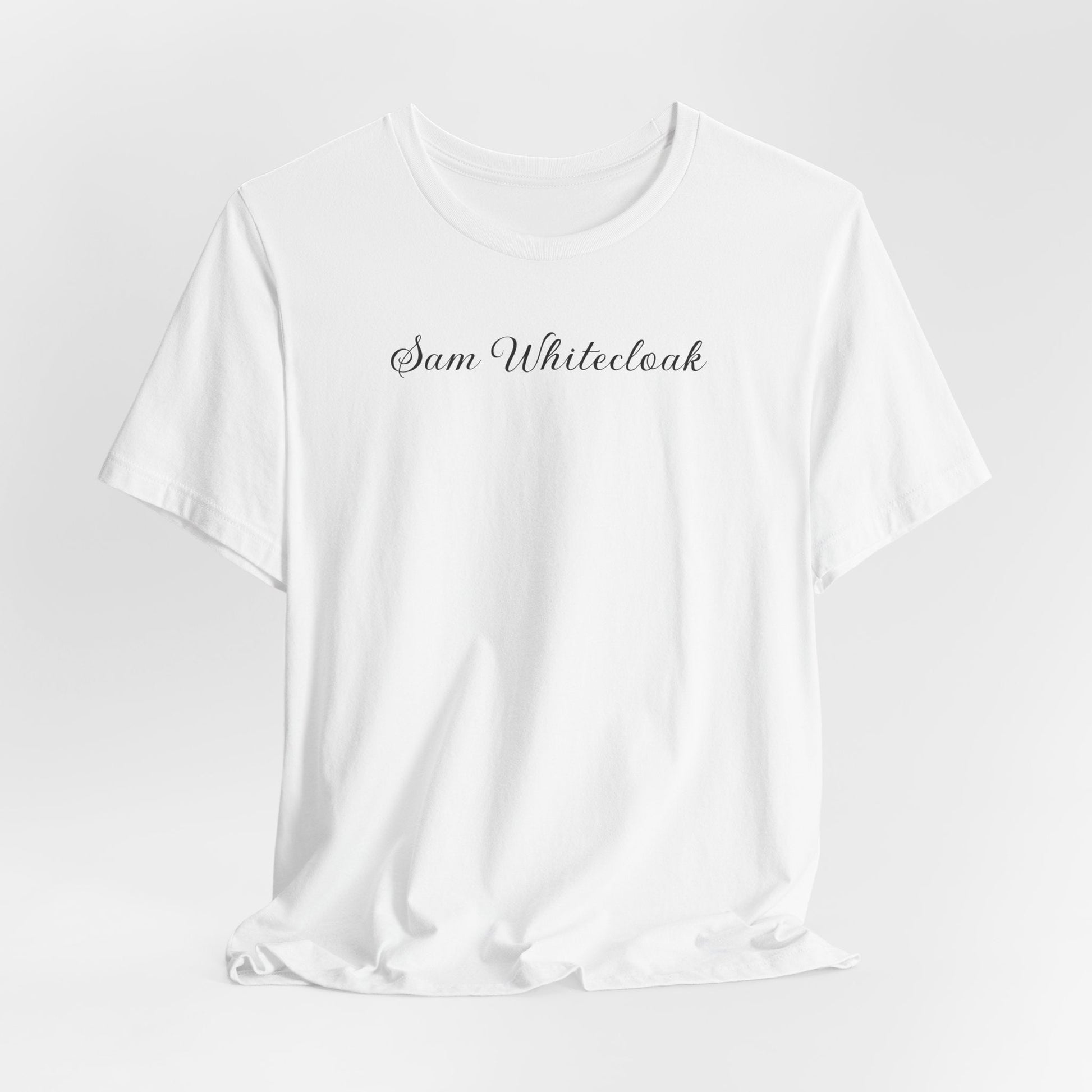 Sam Whitecloak Minimalist Script Tee - Mantle x Whitecloak