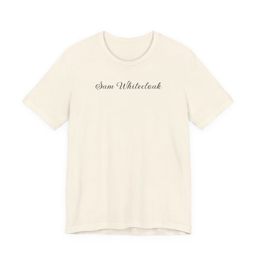 Sam Whitecloak Minimalist Script Tee - Mantle x Whitecloak