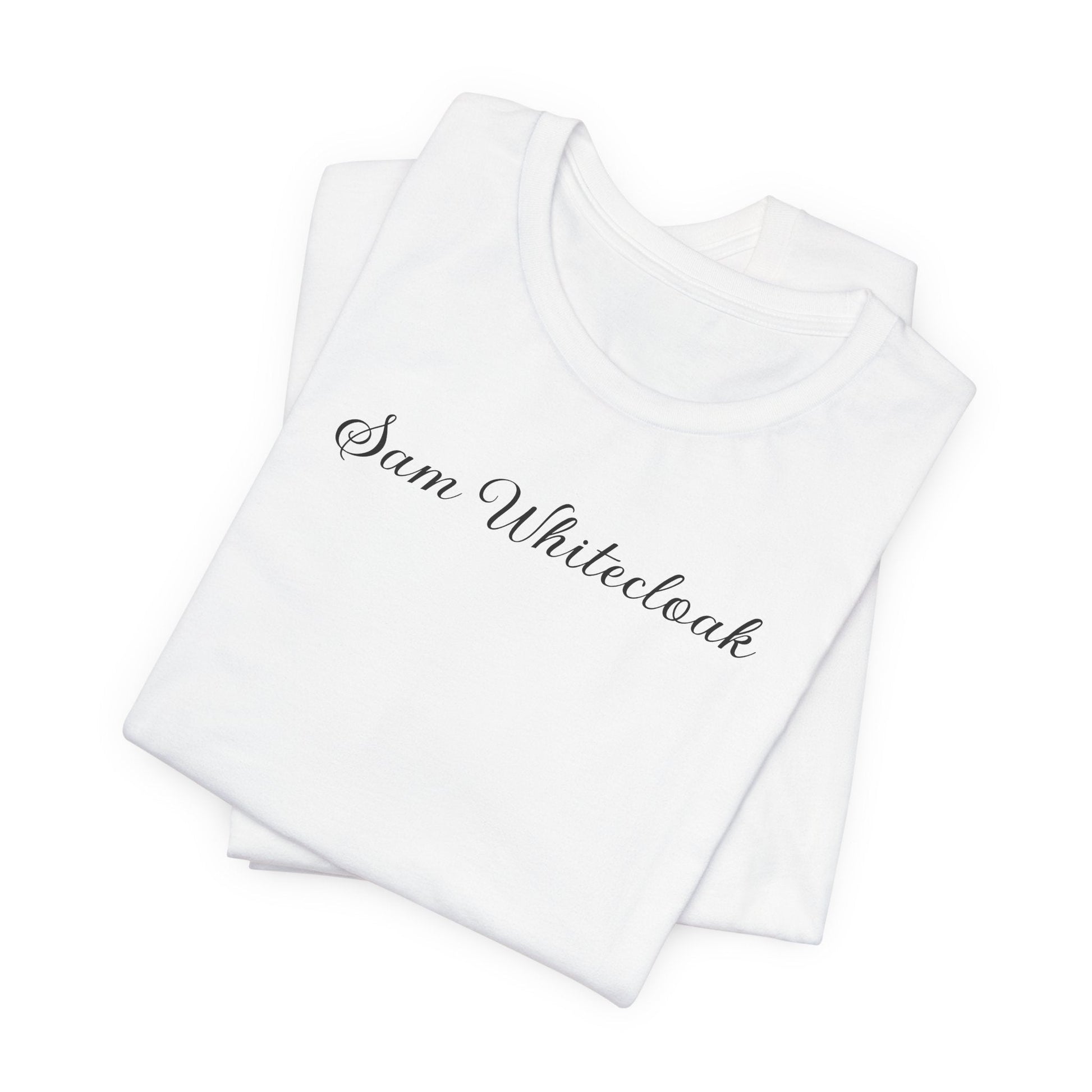 Sam Whitecloak Minimalist Script Tee - Mantle x Whitecloak