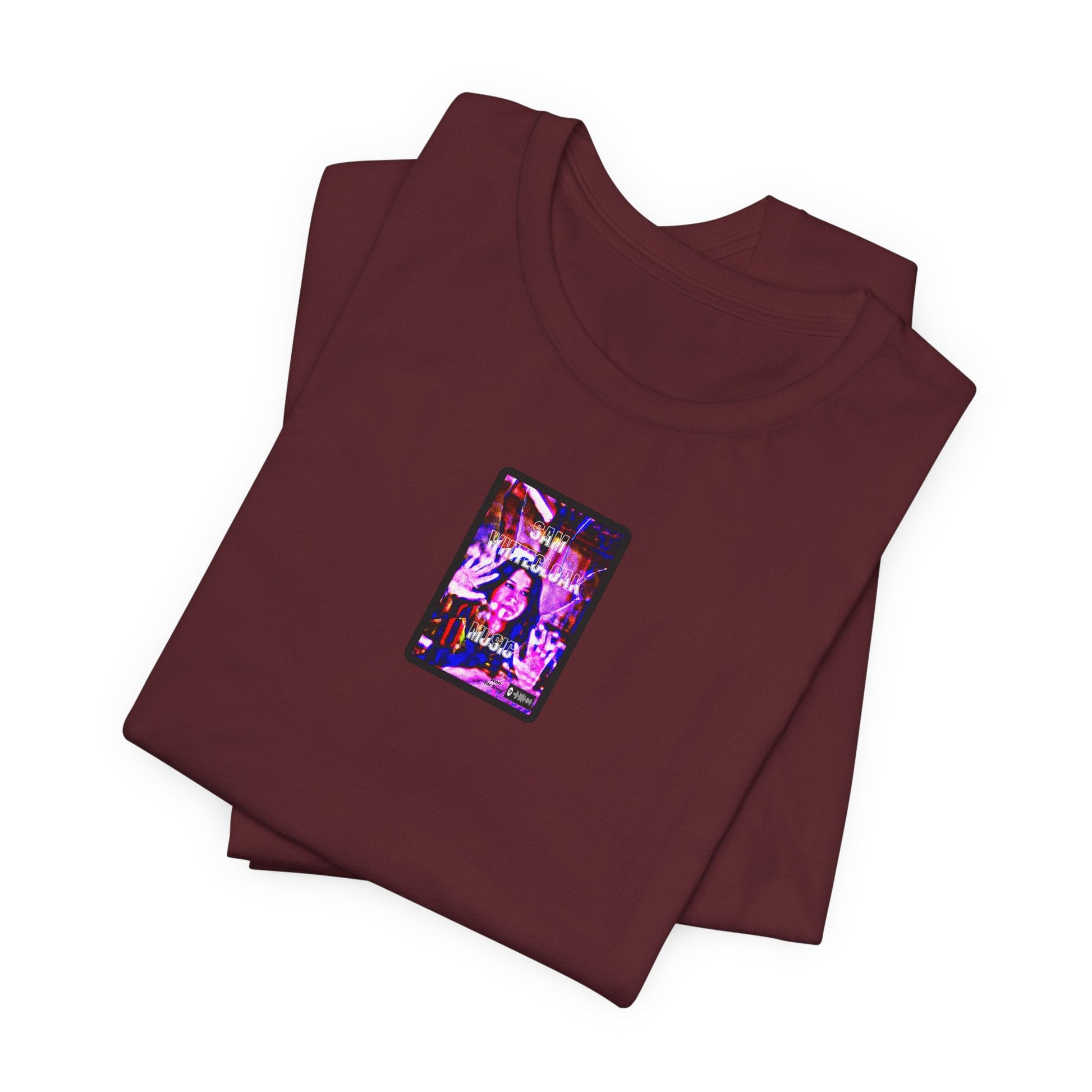 Sam Whitecloak Neon Arcade Bella Tee - Mantle x Whitecloak