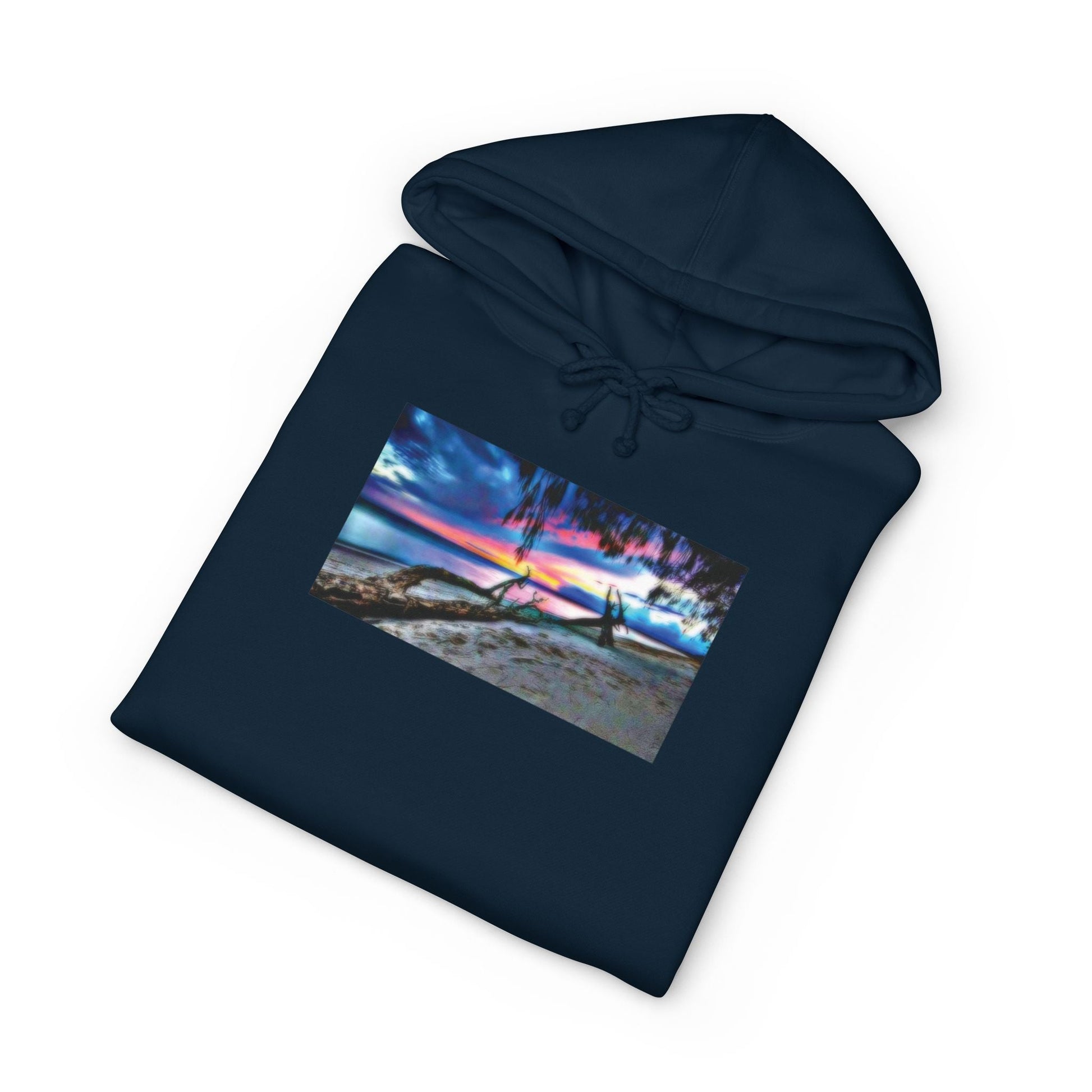 Twilight Sunset Seaside Hoodie — Coastal Beach Surf Pullover - Mantleshop