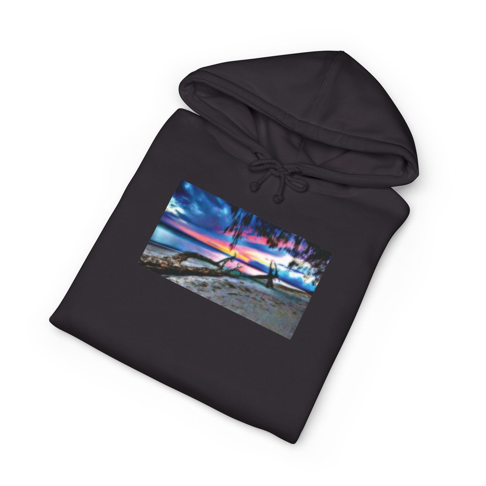 Twilight Sunset Seaside Hoodie — Coastal Beach Surf Pullover - Mantleshop