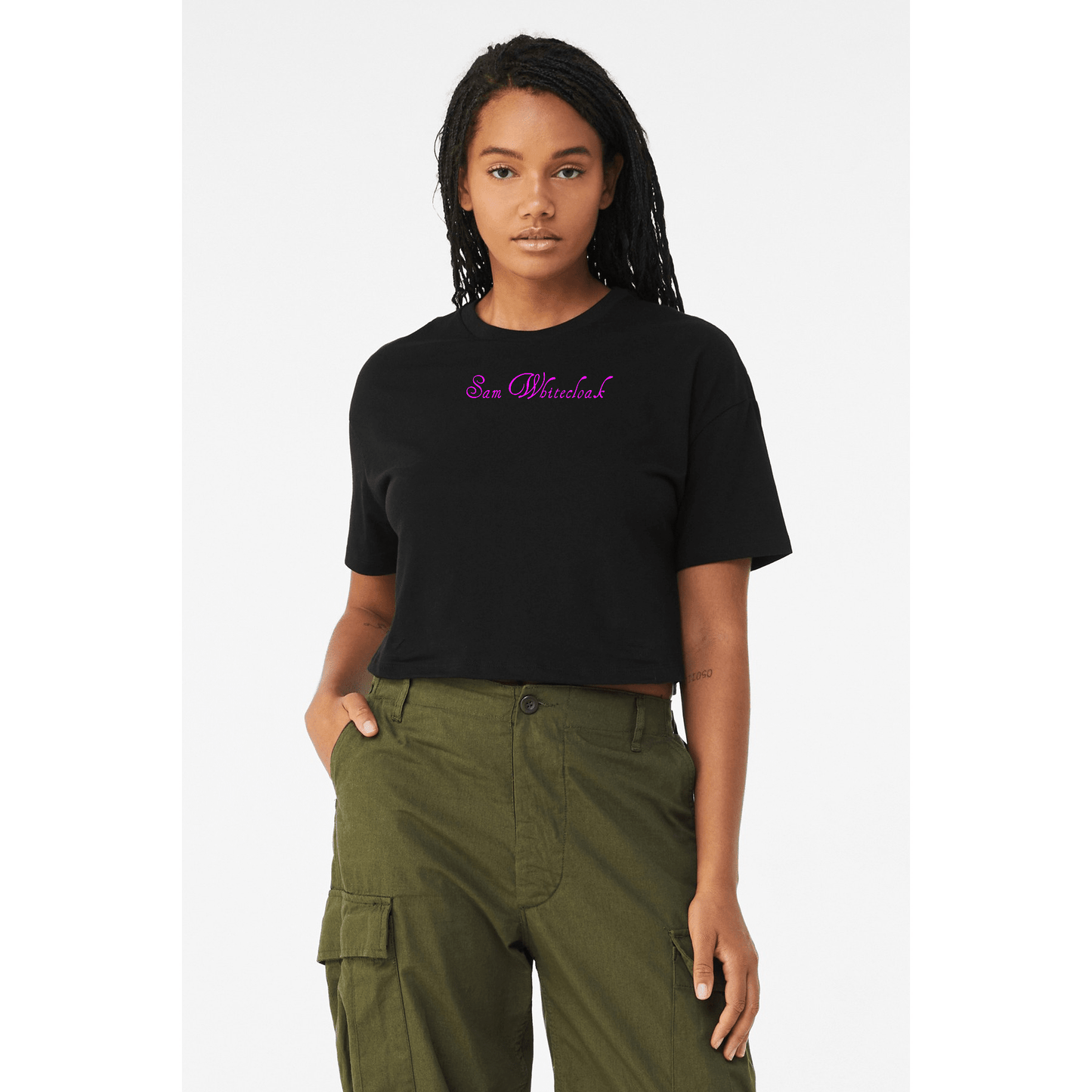 Women's Sam Whitecloak Honla Text Jersey Tee - Mantle x Whitecloak