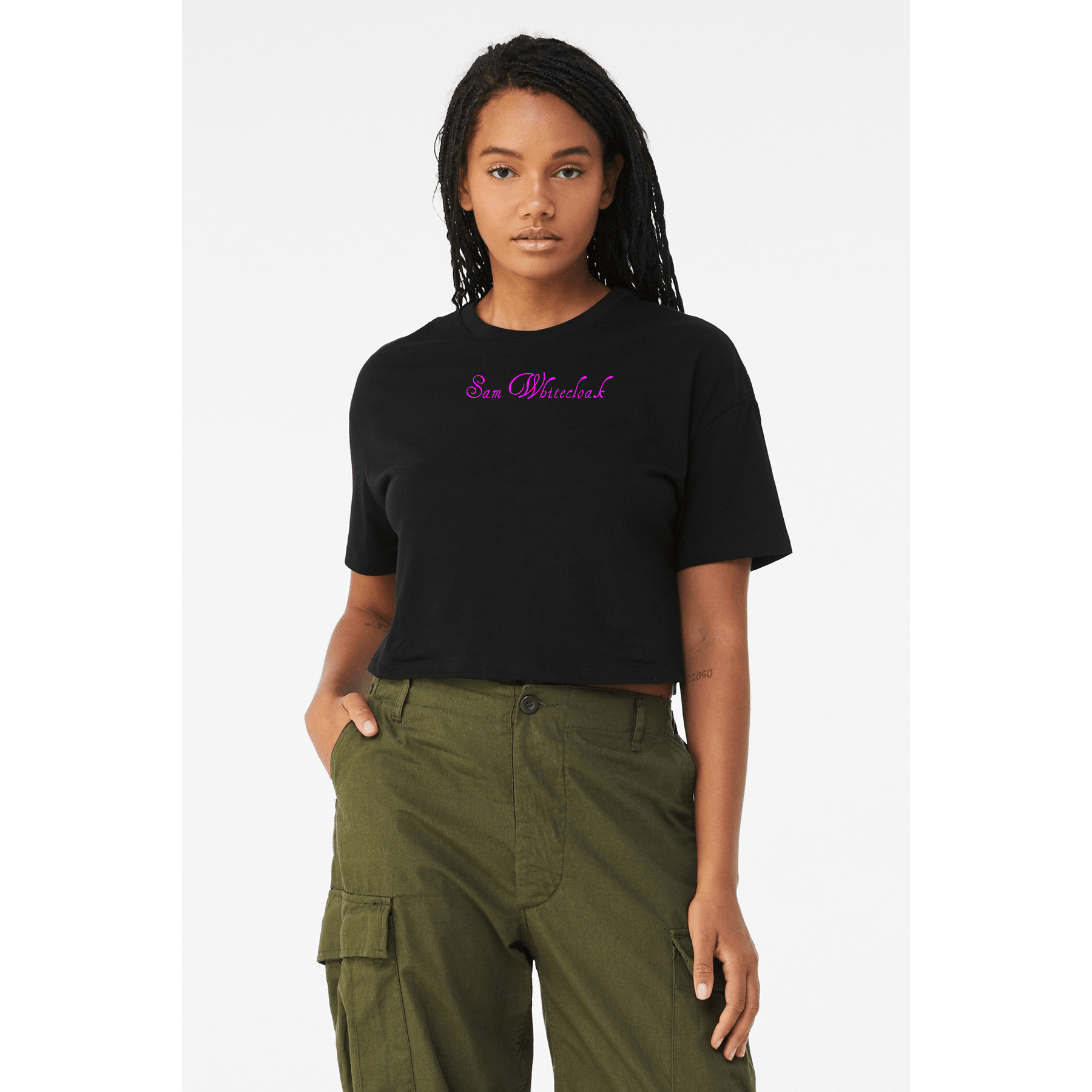 Women's Sam Whitecloak Honla Text Jersey Tee - Mantle x Whitecloak