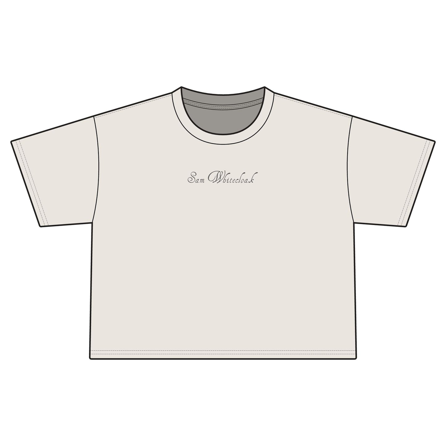 Women's Sam Whitecloak Honla Text Jersey Tee - Mantle x Whitecloak